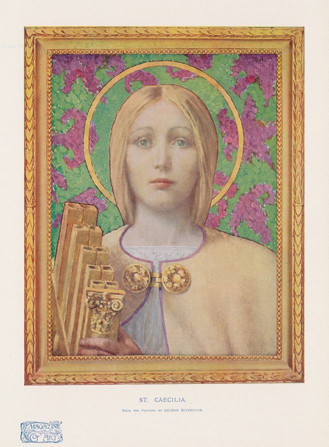 St. Cecilia, after George Hitchcock, 1898