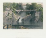 USA, CT, Bridge at Norwich, 1840