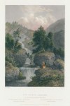 USA, NH, Silver Cascade in the White Mountains, 1840