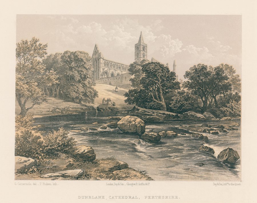 Scotland, Dunblane Cathedral, 1858