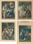 Switzerland, 4 prints, Costumes after Joseph Reinhard, c1819
