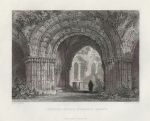 Lancashire, Furness Abbey, Chapter House, 1844