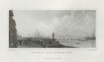 London, View from Terrace of Somerset House, 1825