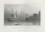 London, London Docks, 1825