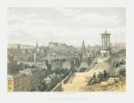 Scotland, Edinburgh from Calton Hill, 1858