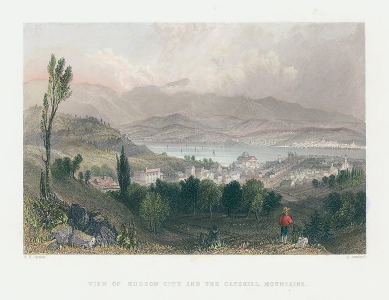 USA, Hudson City & Catskill Mountains, 1840