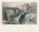 USA (New York), the Hudson, Bridge at Glens Fall, 1840