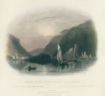USA, NY, Entrance to the Hudson Highlands, 1840