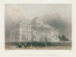 USA, Washington DC, The Capitol, 1840