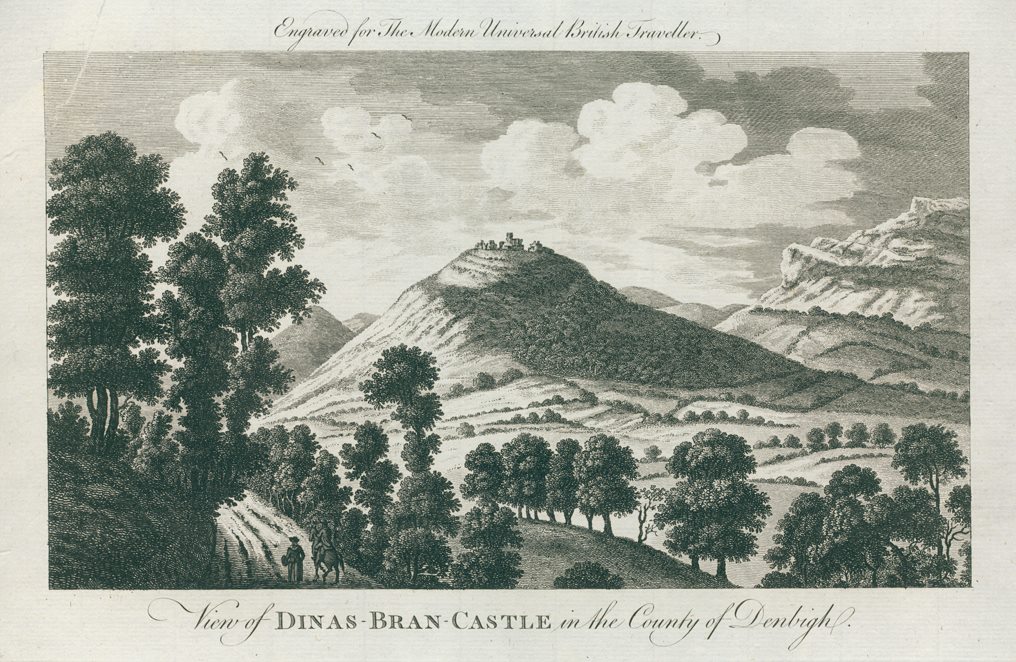 Wales, Dinas-Bran Castle, Denbighshire, 1779