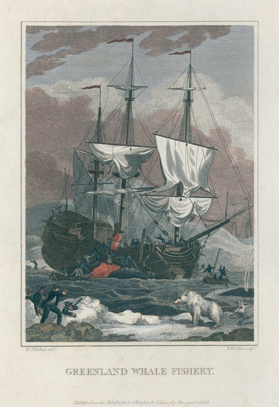 Whaling in Greenland, 1807