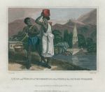 India, a man & woman of Hindoostan and Hindoo Temple, 1807