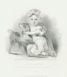 Etty's Rover (young girl with small dog), 1835