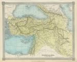 Turkey in Asia map, 1843