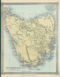 Tasmania map, 1843