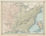 United States map, 1843