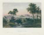Greece, Athens from the Flissus, 1845