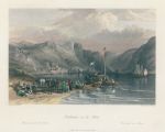 Germany, Bacharach, on the Rhine, 1845
