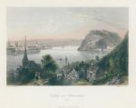 Germany, Coblenz and Ehrenbreitstein, on the Rhine, 1845