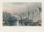 Belgium, Ghent, Great Canal, 1845