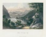 Italy, Lake Lugano, Bissone, 1845