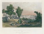 Tunisia, Tunis view, 1845