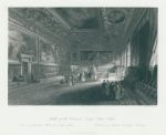 Italy, Venice, Hall of the Council, Doge's Palace, 1845