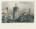 Greece, Athens, Lantern of Diogenes, 1845