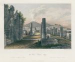 Italy, Pompeii, the Forum, 1845