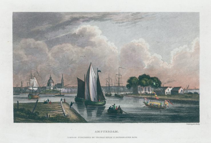 Amsterdam view, 1843