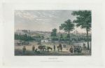 Spain, Madrid view, 1843