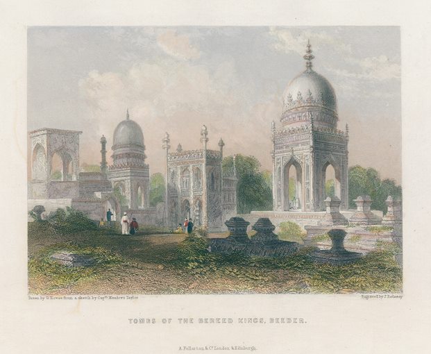 India, Tombs of the Bereed Kings at Beeder, 1856