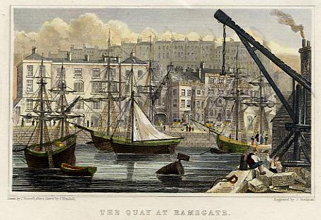 Kent, Ramsgate Quay, 1828