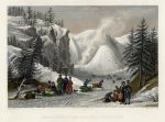Canada, Montmorency Waterfall & Cone, 1840