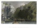USA, Erie Canal near Little Falls, 1839