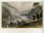 USA, WV, Harpers Ferry (from the Potomac side), 1839