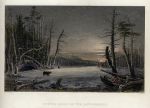 USA, NY, Winter on the Catterskills, 1839