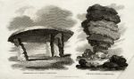 Cornwall, two standing stones, 1814