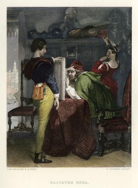 Salvator Rosa, after Maclise, 1883