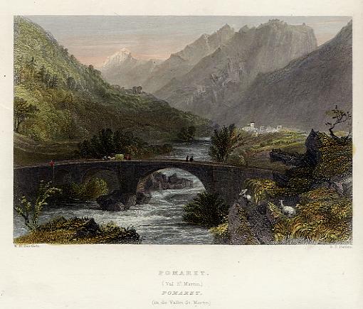Italy, Pomaret, (Val St. Martin), 1836