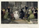 France, French Marriage at St.Roch, Paris, 1844