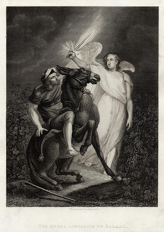 The Angel Appearing to Balaam, 1834