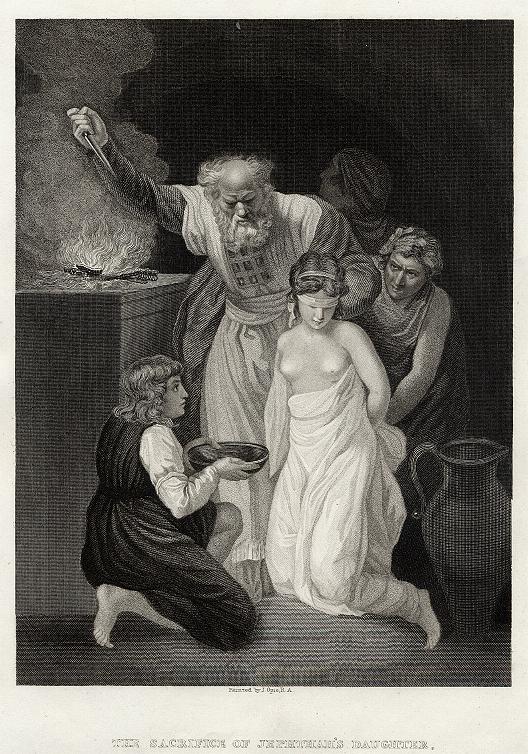 The Sacrifice of Jephthah's Daughter, 1834