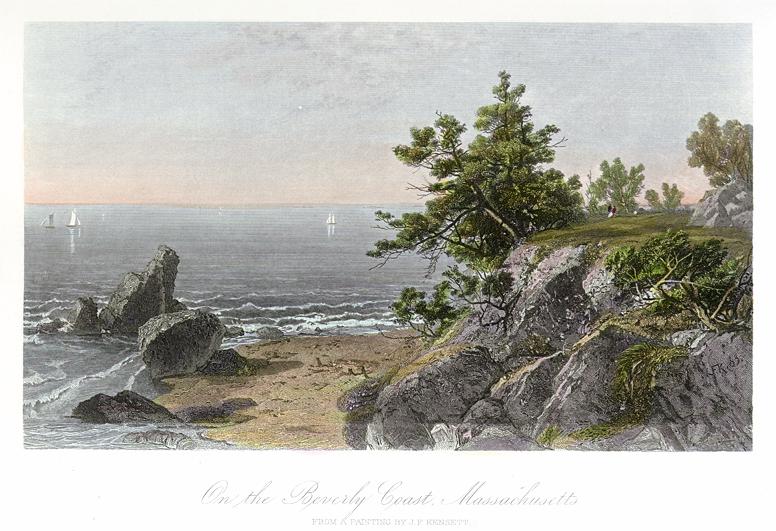 USA, MA, On the Beverly Coast, 1875