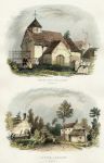 Hampshire, Worting Church & Little London, 1839