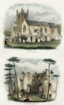 Hampshire, Odiam Church & Castle, 1839