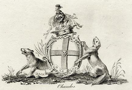 Heraldry, Chandos, 1790