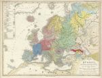 Europe, Ethnographic, 1855