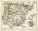 Spain & Portugal, 1852