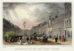 London, Farringdon Street and Fleet Prison, 1828